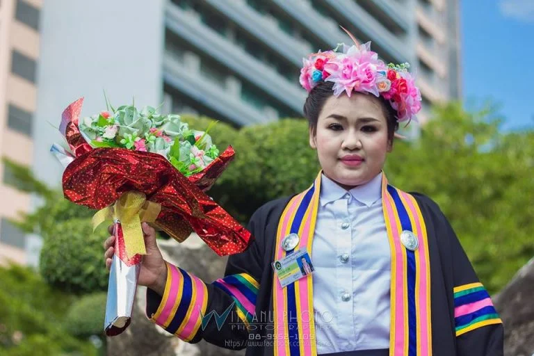 งานรับปริญญาน้องนิว